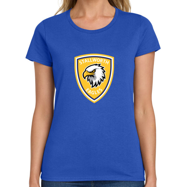 Stallworth Eagles  Ladies Heavy Cotton 100% Cotton T Shirt Thumbnail
