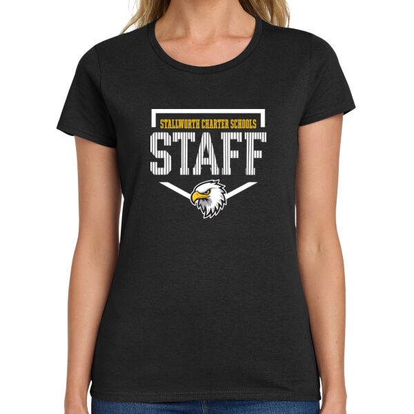 Stallworth Eagles  Ladies Heavy Cotton 100% Cotton T Shirt Thumbnail